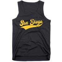 San Diego Retro Throwback Design Classic Tank Top