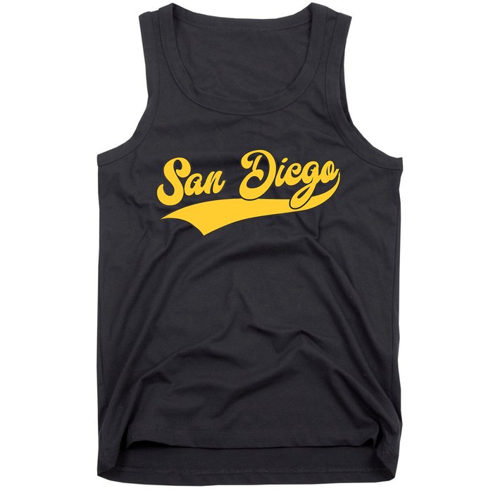 San Diego Retro Throwback Design Classic Tank Top