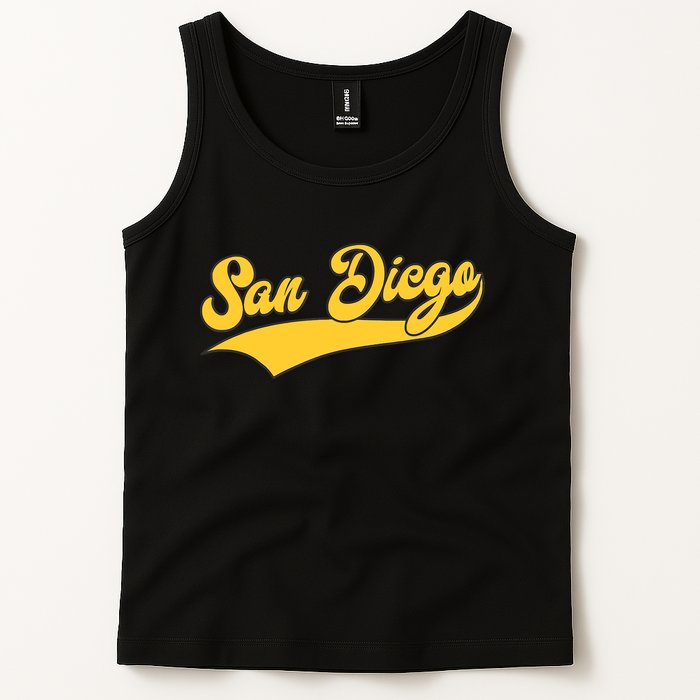 San Diego Retro Throwback Design Classic Tank Top