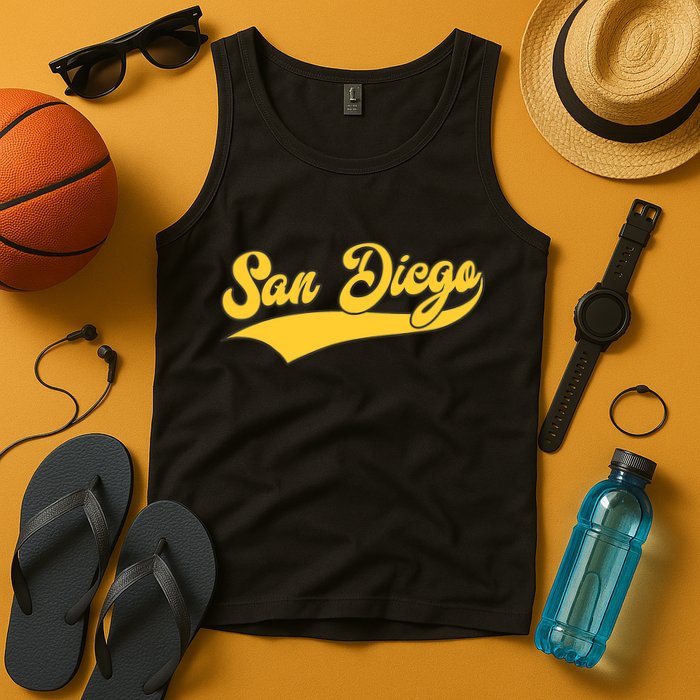 San Diego Retro Throwback Design Classic Tank Top