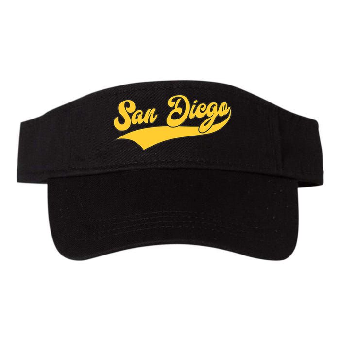 San Diego Retro Throwback Design Classic Visor