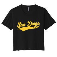 San Diego Retro Throwback Design Classic Crop Top
