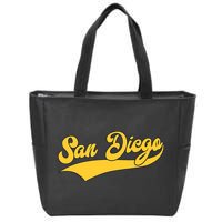 San Diego Retro Throwback Design Classic Zip Tote Bag