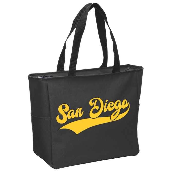 San Diego Retro Throwback Design Classic Zip Tote Bag