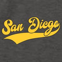 San Diego Retro Throwback Design Classic Vector Backpack