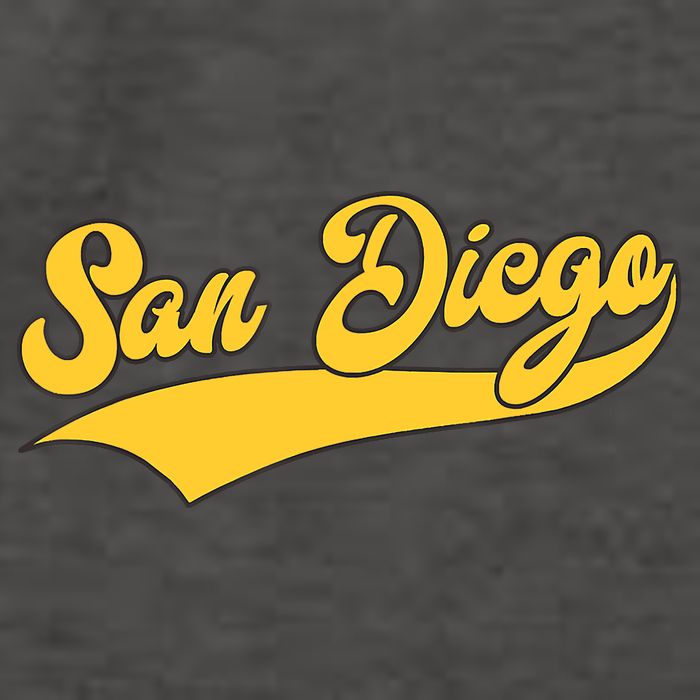 San Diego Retro Throwback Design Classic Vector Backpack