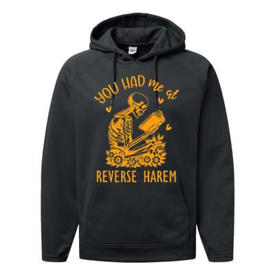 Smutty Dark Romance You Had Me At Reverse Harem Spicy Books Performance Fleece Hoodie