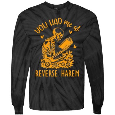 Smutty Dark Romance You Had Me At Reverse Harem Spicy Books Tie-Dye Long Sleeve Shirt