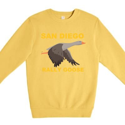 San Diego Rally Goose LFGSD Baseball Premium Crewneck Sweatshirt