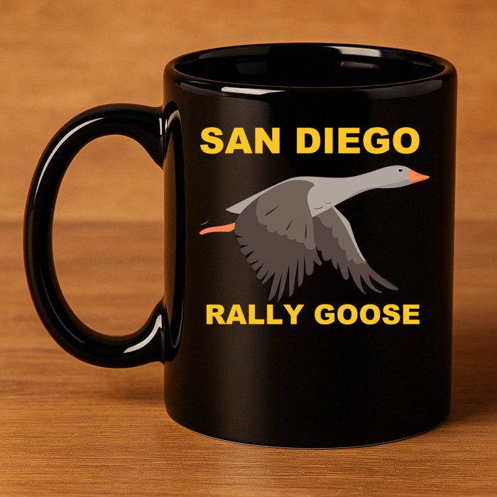 San Diego Rally Goose LFGSD Baseball 11oz C Handle Ceramic Mug