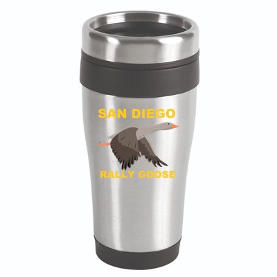 San Diego Rally Goose LFGSD Baseball 16oz Travel Tumbler