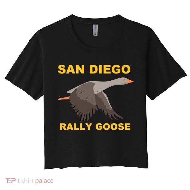 San Diego Rally Goose LFGSD Baseball Crop Top