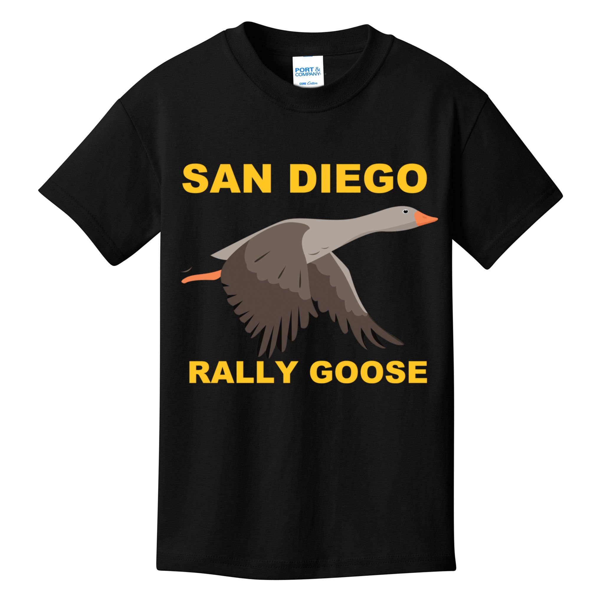 San Diego Rally Goose LFGSD Baseball Kids T-Shirt