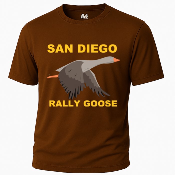 San Diego Rally Goose LFGSD Baseball Cooling Performance Crew T-Shirt