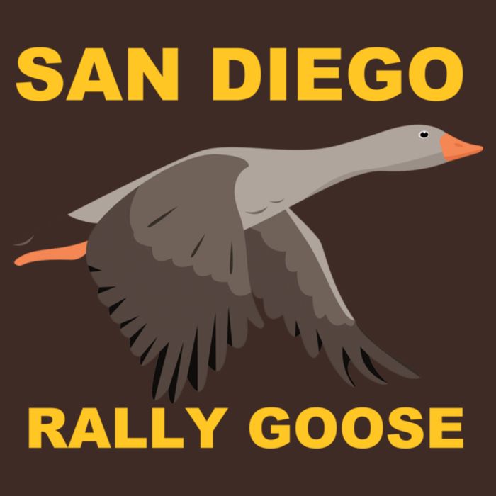 San Diego Rally Goose LFGSD Baseball Cooling Performance Crew T-Shirt