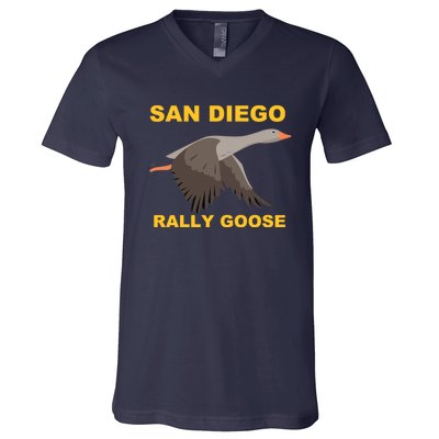 San Diego Rally Goose LFGSD Baseball V-Neck T-Shirt