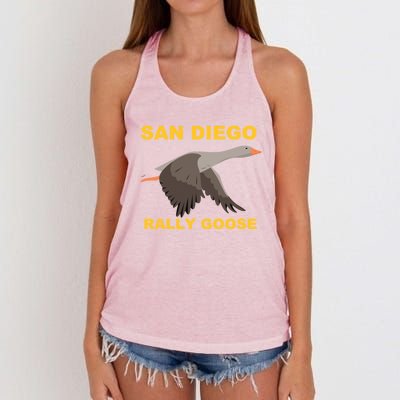 San Diego Rally Goose LFGSD Baseball Women's Knotted Racerback Tank