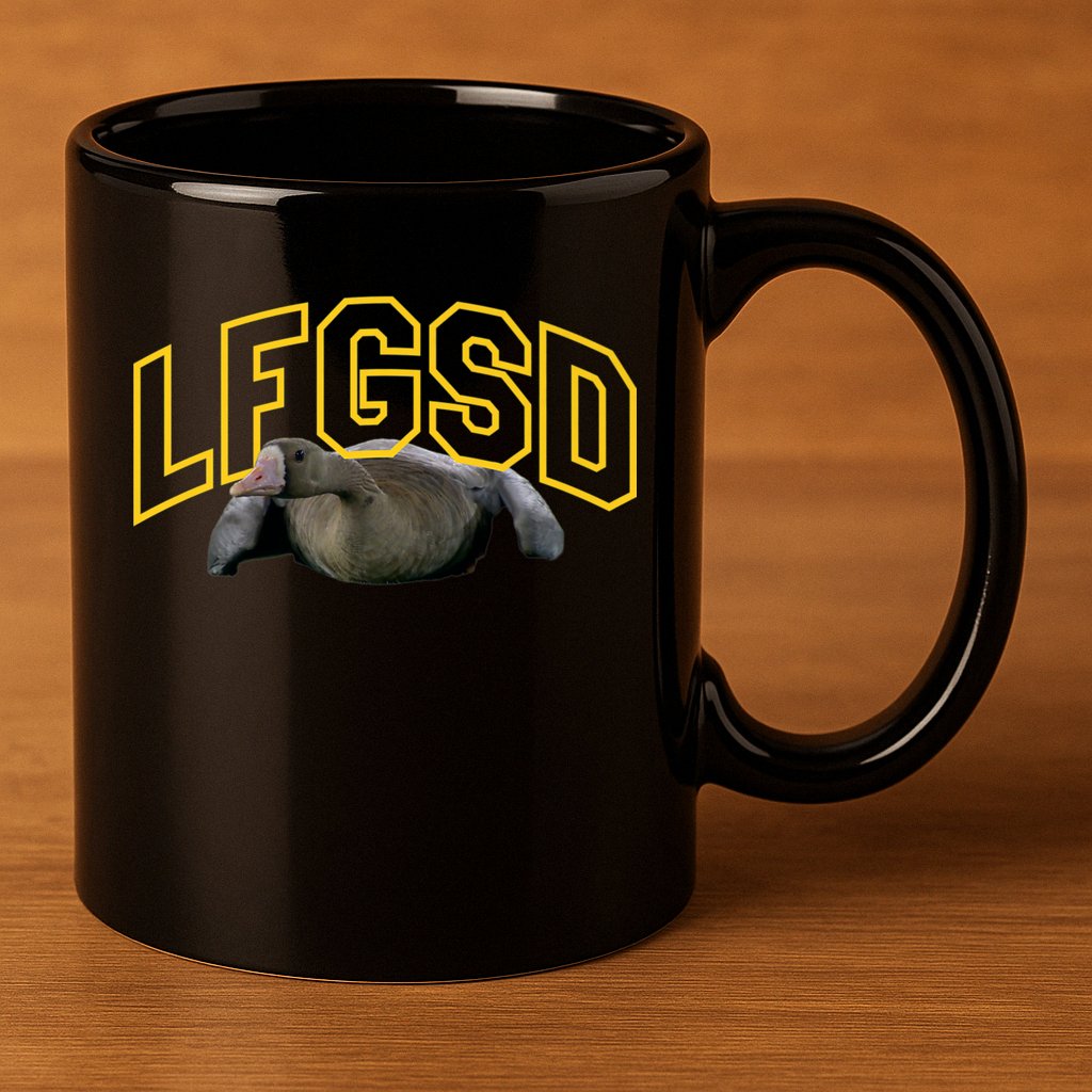 San Diego Rally Goose LFGSD Baseball 11oz C Handle Ceramic Mug