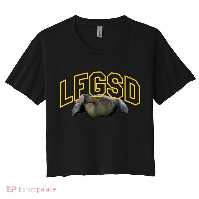 San Diego Rally Goose LFGSD Baseball Crop Top