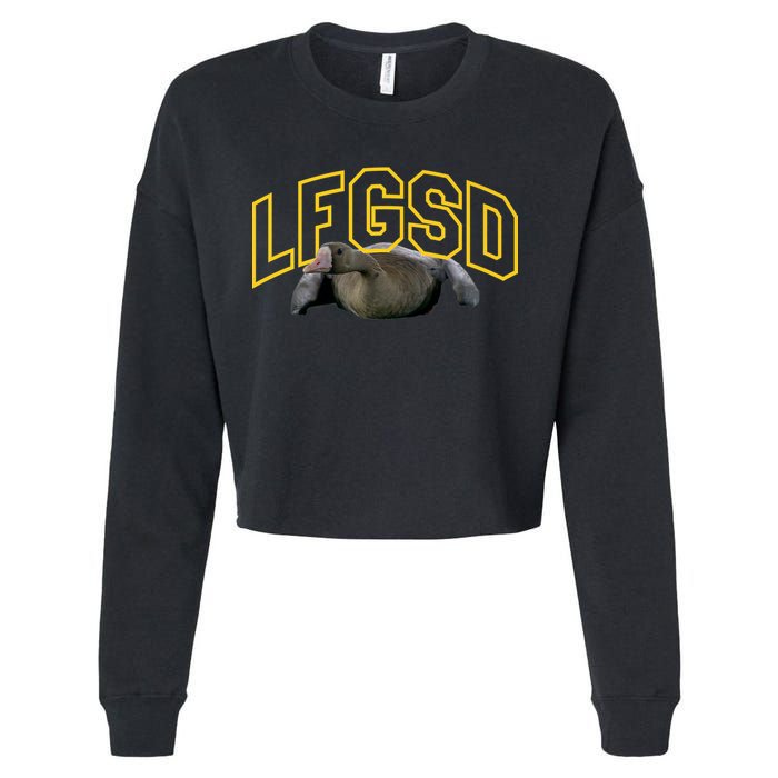 San Diego Rally Goose LFGSD Baseball Cropped Pullover Crew
