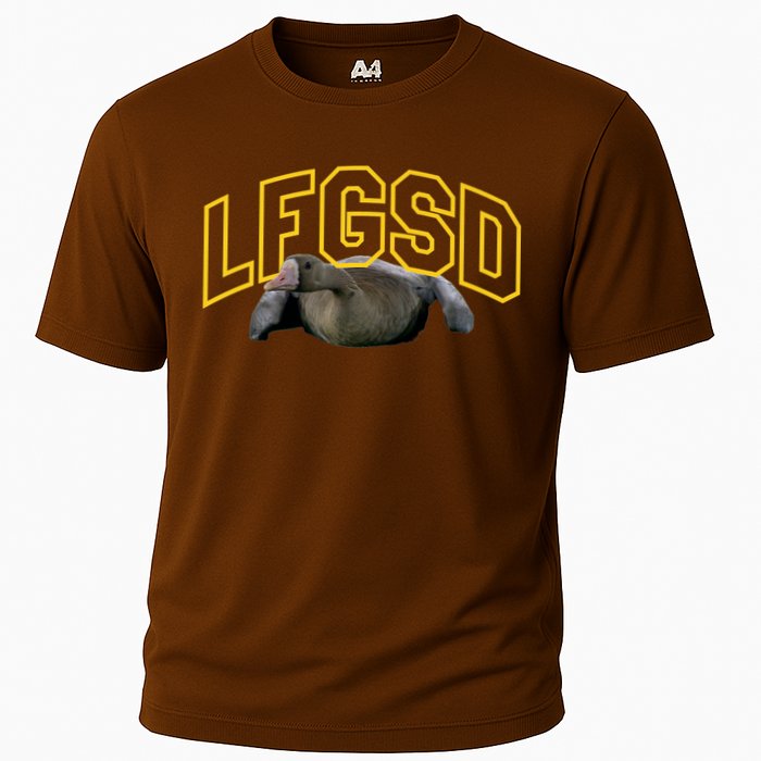 San Diego Rally Goose LFGSD Baseball Cooling Performance Crew T-Shirt