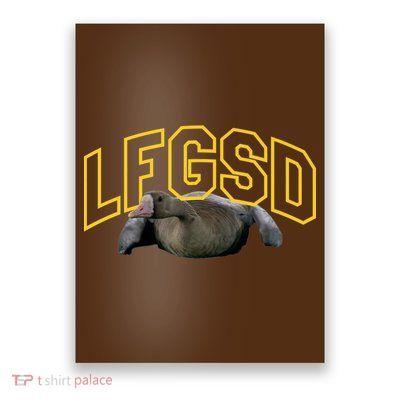 San Diego Rally Goose LFGSD Baseball Poster