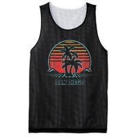 San Diego Retro Vintage 80s Style Mesh Reversible Basketball Jersey Tank