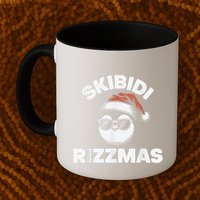 Skibi Di Riz Z Mas Funny Gen Alpha Slang Christmas Penguin Mug