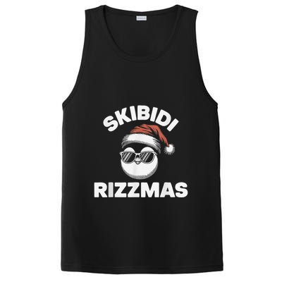 Skibi Di Riz Z Mas Funny Gen Alpha Slang Christmas Penguin PosiCharge Competitor Tank
