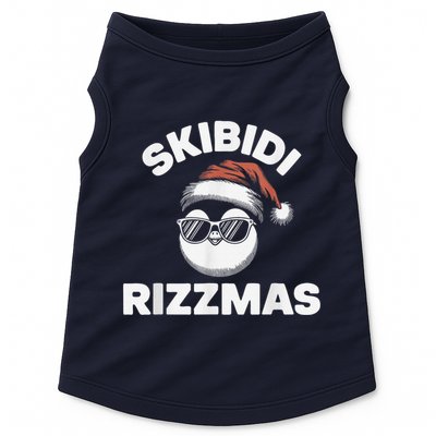 Skibi Di Riz Z Mas Funny Gen Alpha Slang Christmas Penguin Doggie Tank