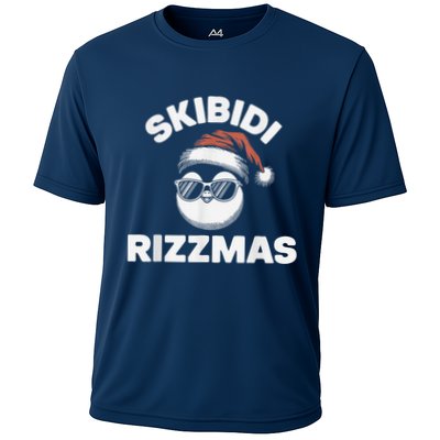 Skibi Di Riz Z Mas Funny Gen Alpha Slang Christmas Penguin Performance Shirt