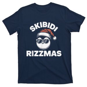 Skibi Di Riz Z Mas Funny Gen Alpha Slang Christmas Penguin T-Shirt