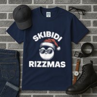 Skibi Di Riz Z Mas Funny Gen Alpha Slang Christmas Penguin Tall T-Shirt