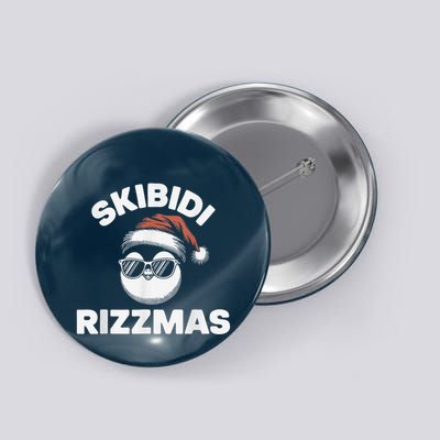 Skibi Di Riz Z Mas Funny Gen Alpha Slang Christmas Penguin Button