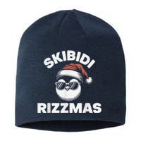 Skibi Di Riz Z Mas Funny Gen Alpha Slang Christmas Penguin Sustainable Beanie