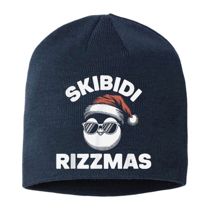 Skibi Di Riz Z Mas Funny Gen Alpha Slang Christmas Penguin Sustainable Beanie