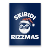 Skibi Di Riz Z Mas Funny Gen Alpha Slang Christmas Penguin Poster