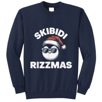 Skibi Di Riz Z Mas Funny Gen Alpha Slang Christmas Penguin Tall Sweatshirt