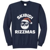 Skibi Di Riz Z Mas Funny Gen Alpha Slang Christmas Penguin Tall Sweatshirt