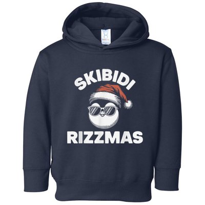 Skibi Di Riz Z Mas Funny Gen Alpha Slang Christmas Penguin Toddler Hoodie