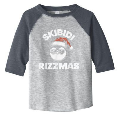 Skibi Di Riz Z Mas Funny Gen Alpha Slang Christmas Penguin Toddler Fine Jersey T-Shirt