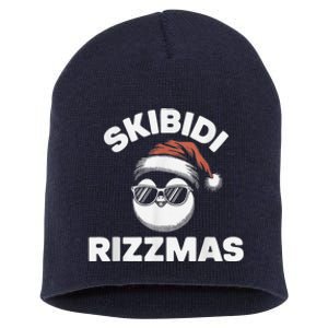 Skibi Di Riz Z Mas Funny Gen Alpha Slang Christmas Penguin Short Acrylic Beanie