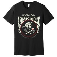 Social Distortion Skelly Circle Premium T-Shirt