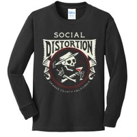 Social Distortion Skelly Circle Kids Long Sleeve Shirt