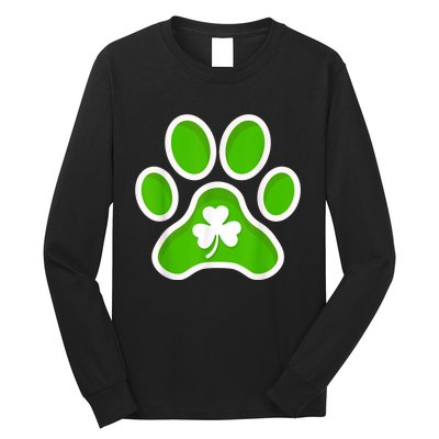 Shamrock Dog St. Patrick's Day Long Sleeve Shirt