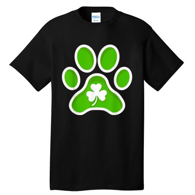 Shamrock Dog St. Patrick's Day Tall T-Shirt