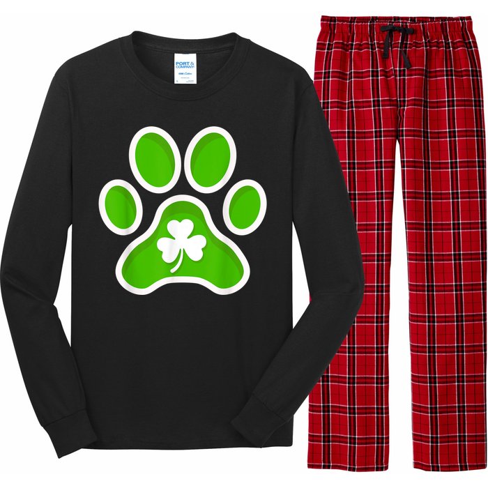 Shamrock Dog St. Patrick's Day Long Sleeve Pajama Set