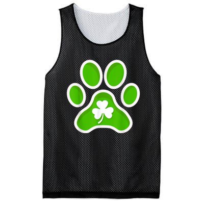 Shamrock Dog St. Patrick's Day Mesh Reversible Basketball Jersey Tank