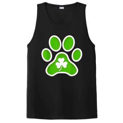 Shamrock Dog St. Patrick's Day PosiCharge Competitor Tank