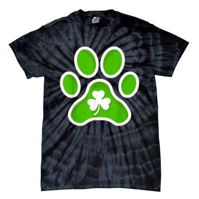 Shamrock Dog St. Patrick's Day Tie-Dye T-Shirt